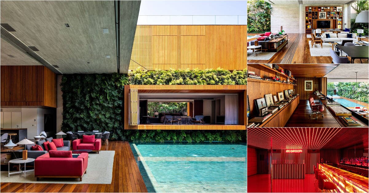 Ibsen House - Biệt thự “sang chảnh” rộng 1280m2 của gia chủ thích tiệc tùng, dành hẳn 1 tầng để thiết kế quầy bar