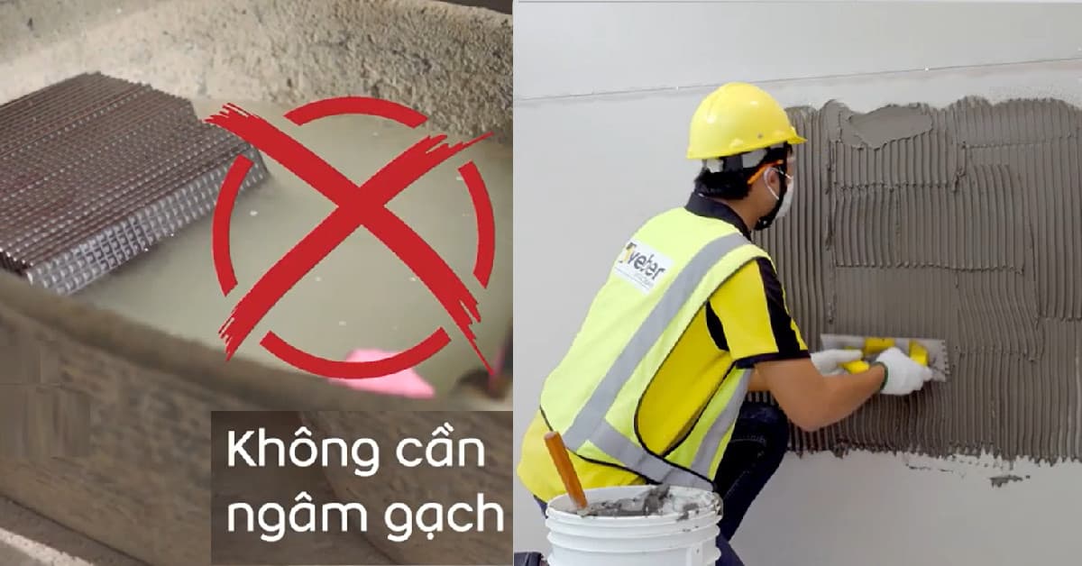 Nhà thầu chia sẻ lý do keo dán gạch phù hợp với gạch hiện đại hơn hồ dầu truyền thống
