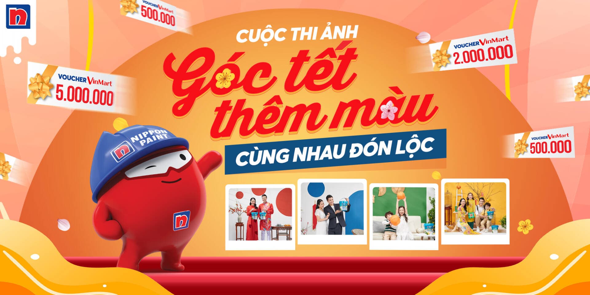 Vui đón Tết cùng cuộc thi ảnh của Nippon 'Góc Tết thêm màu - Cùng nhau đón lộc'