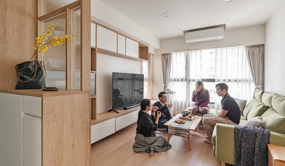 Căn hộ phong cách Muji có đến 60% nội thất được thiết kế âm tường
