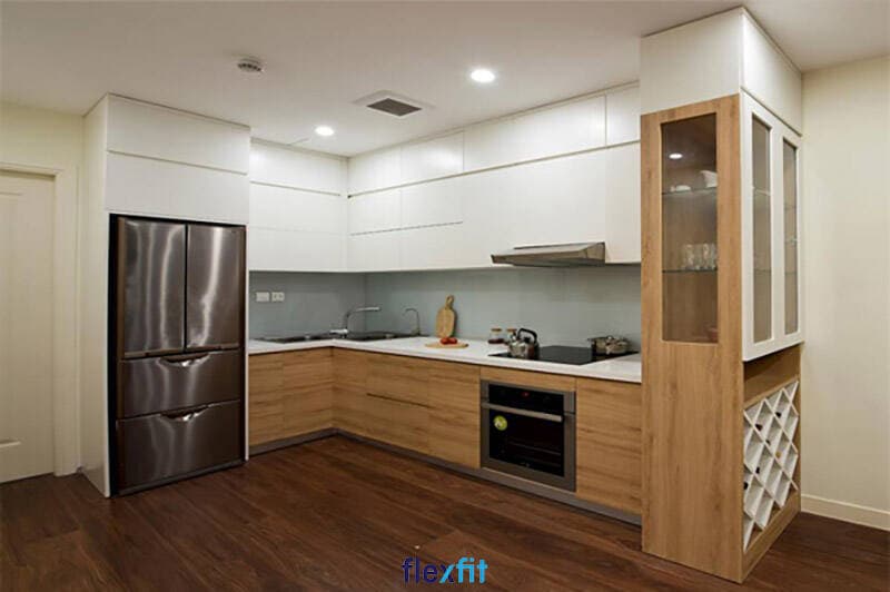 360 độ về tủ bếp Melamine