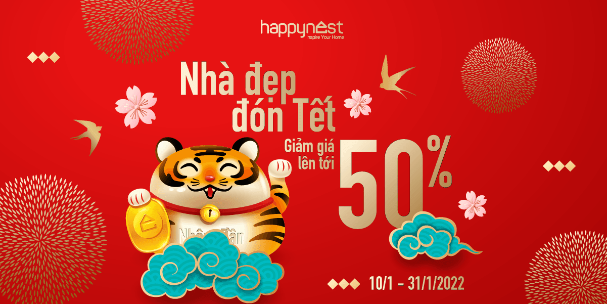 TOP 9 sản phẩm hấp dẫn nhất trong Deal Hot 'Nhà đẹp đón Tết' trên Happynest Shop