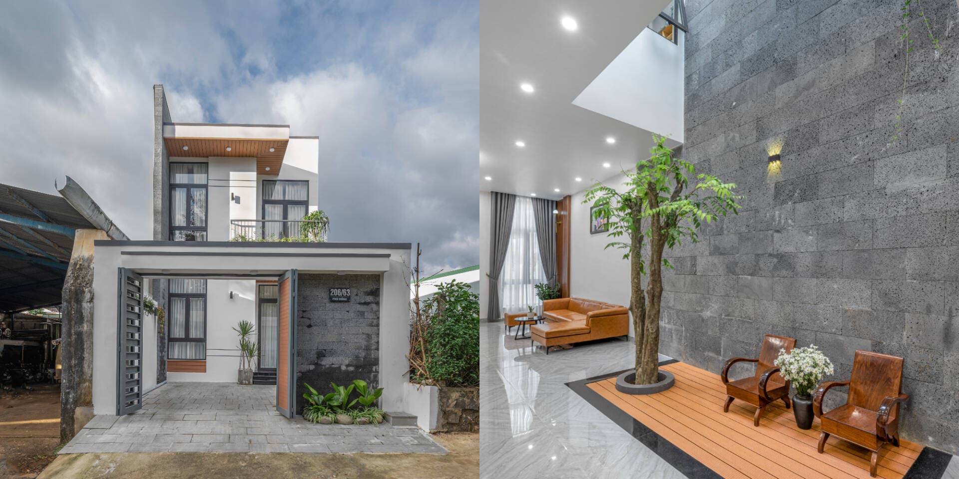 Tổ ấm 2 tầng thiết kế cơ bản nhưng vừa vặn với gia đình 3 thế hệ, hoàn thiện hết 1,8 tỷ đồng