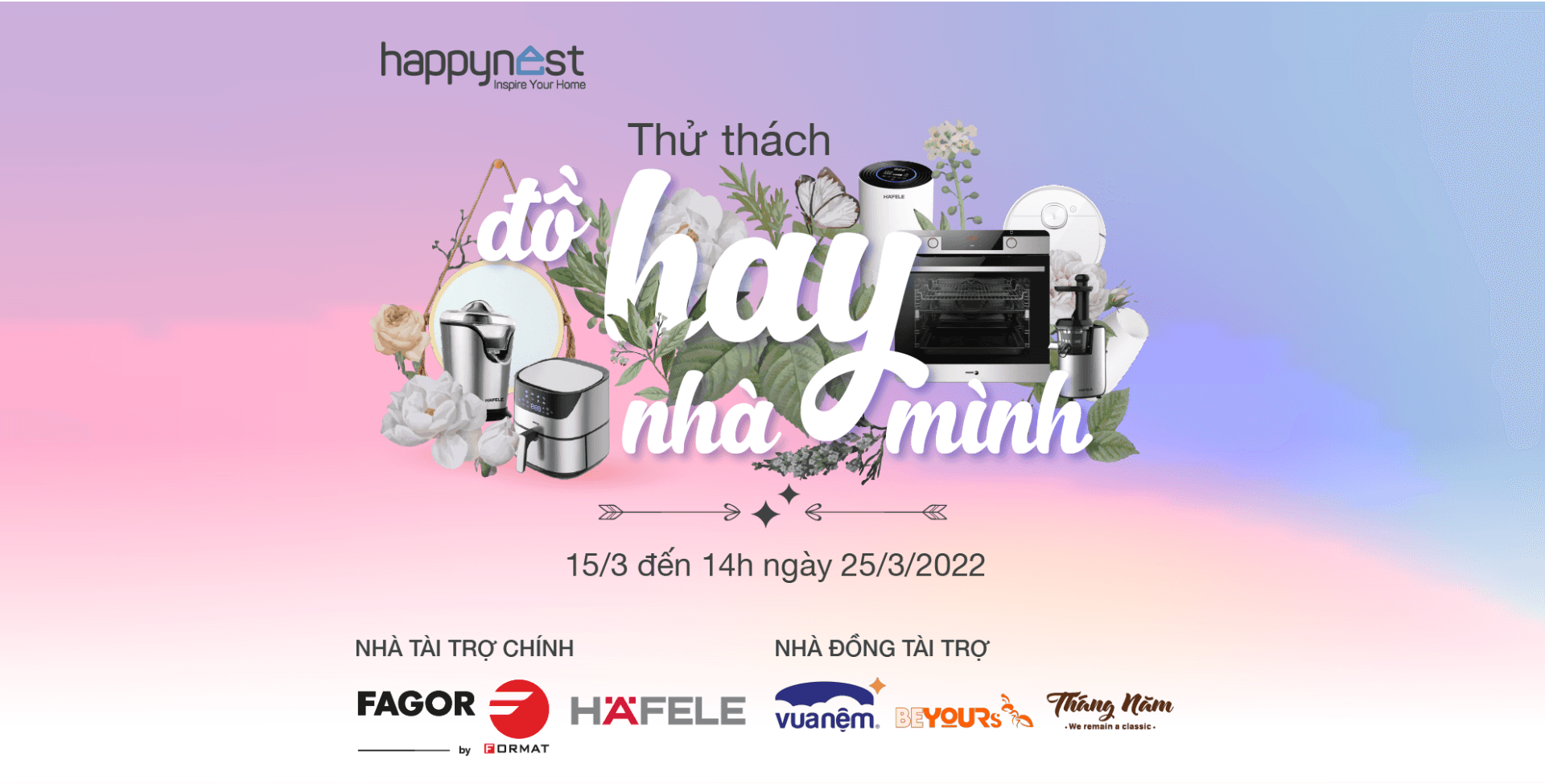 Vui cùng thử thách tháng 3 'Đồ hay nhà mình' trên group 'Nhà bạn có chưa' của Happynest
