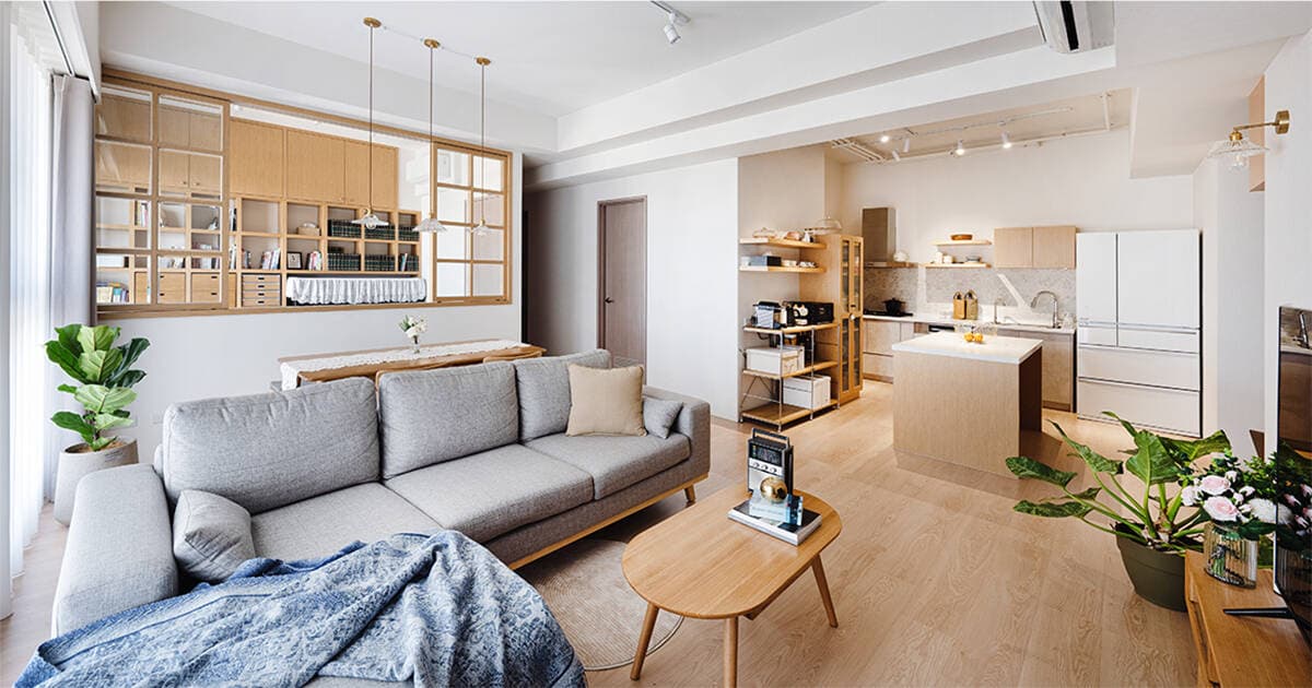 Vợ chồng trẻ sửa sang căn hộ 92m2 theo phong cách Muji để chuẩn bị đón đứa con đầu lòng