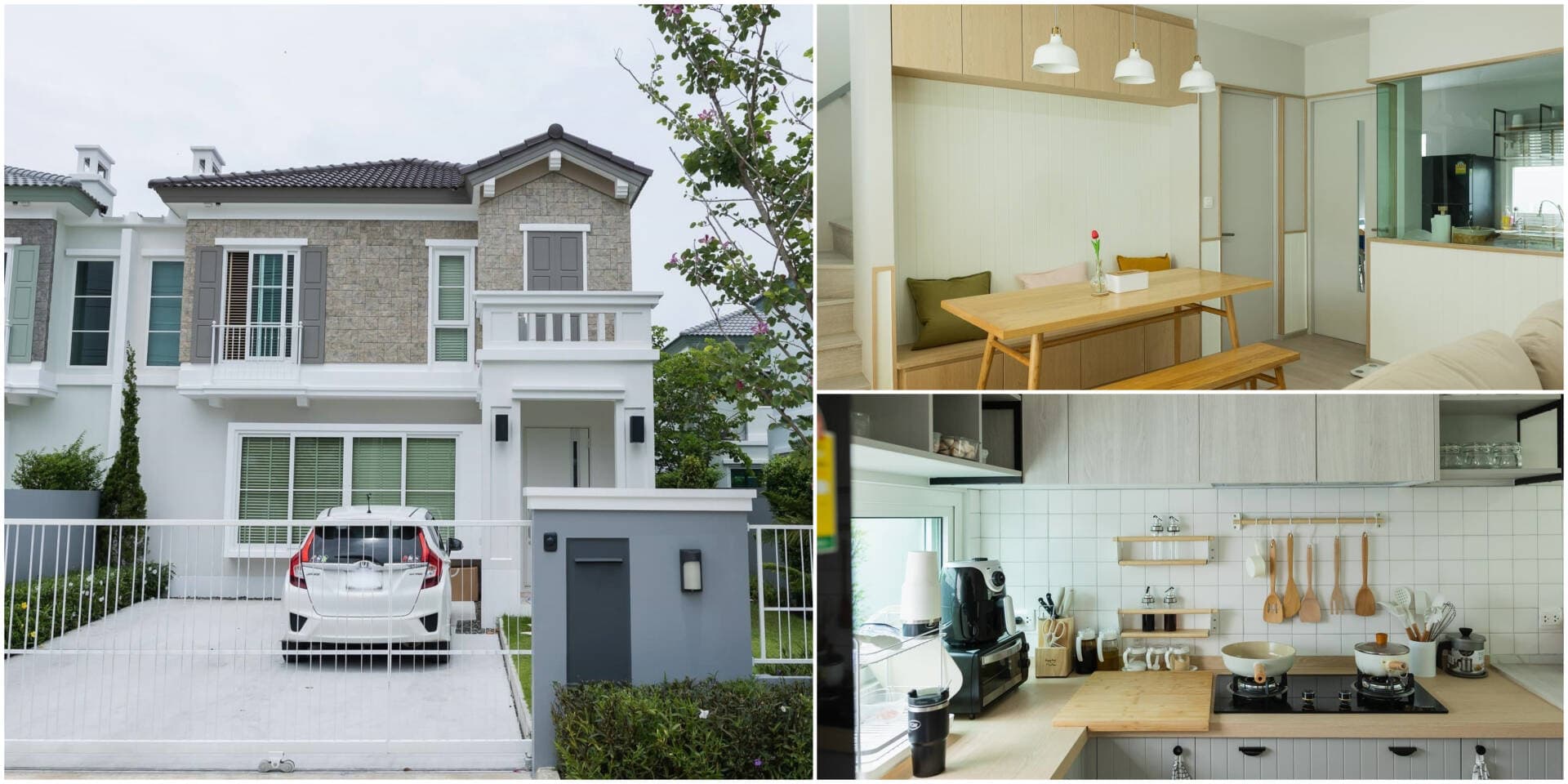 Nhà 2 tầng bên ngoài đơn giản, bên trong tiện nghi ấm cúng với chi phí hoàn thiện khoảng 340 triệu đồng