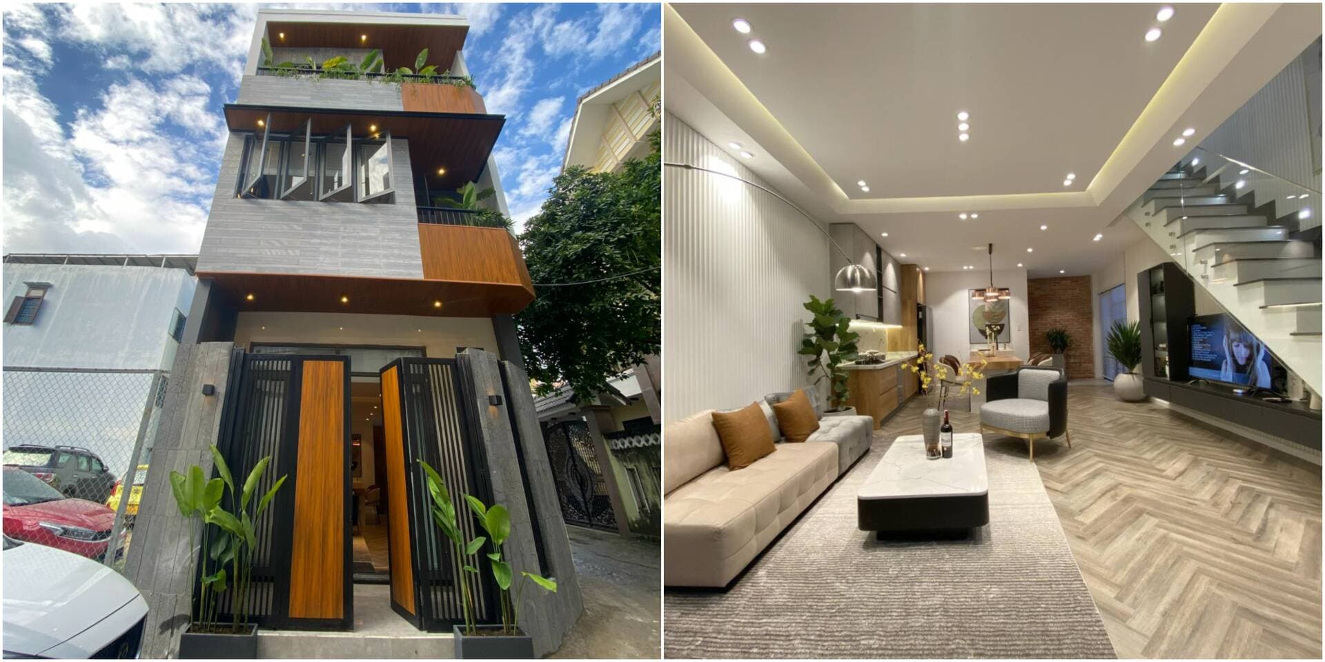 Nhà ống chưa đến 50m2 nhưng vẫn thoáng đẹp nhờ chọn vật liệu xây dựng hợp lý, chi phí 1.5 tỷ đồng