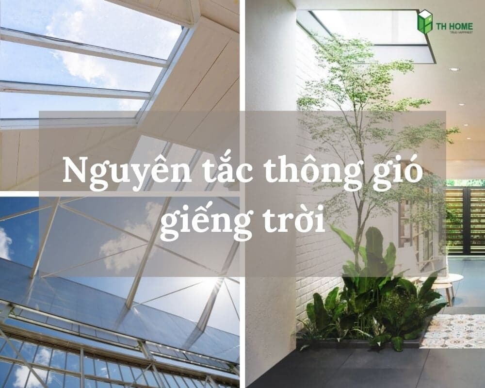 Nguyên tắc thông gió giếng trời giúp ngôi nhà mát mẻ, dễ chịu