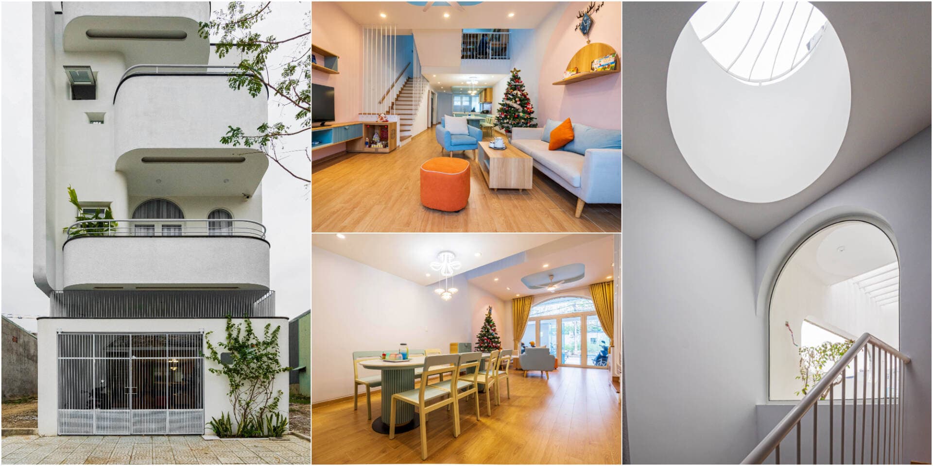 Nhà 3 tầng hướng Tây hiện đại, đơn giản của gia đình vợ chồng trẻ tại Đà Nẵng