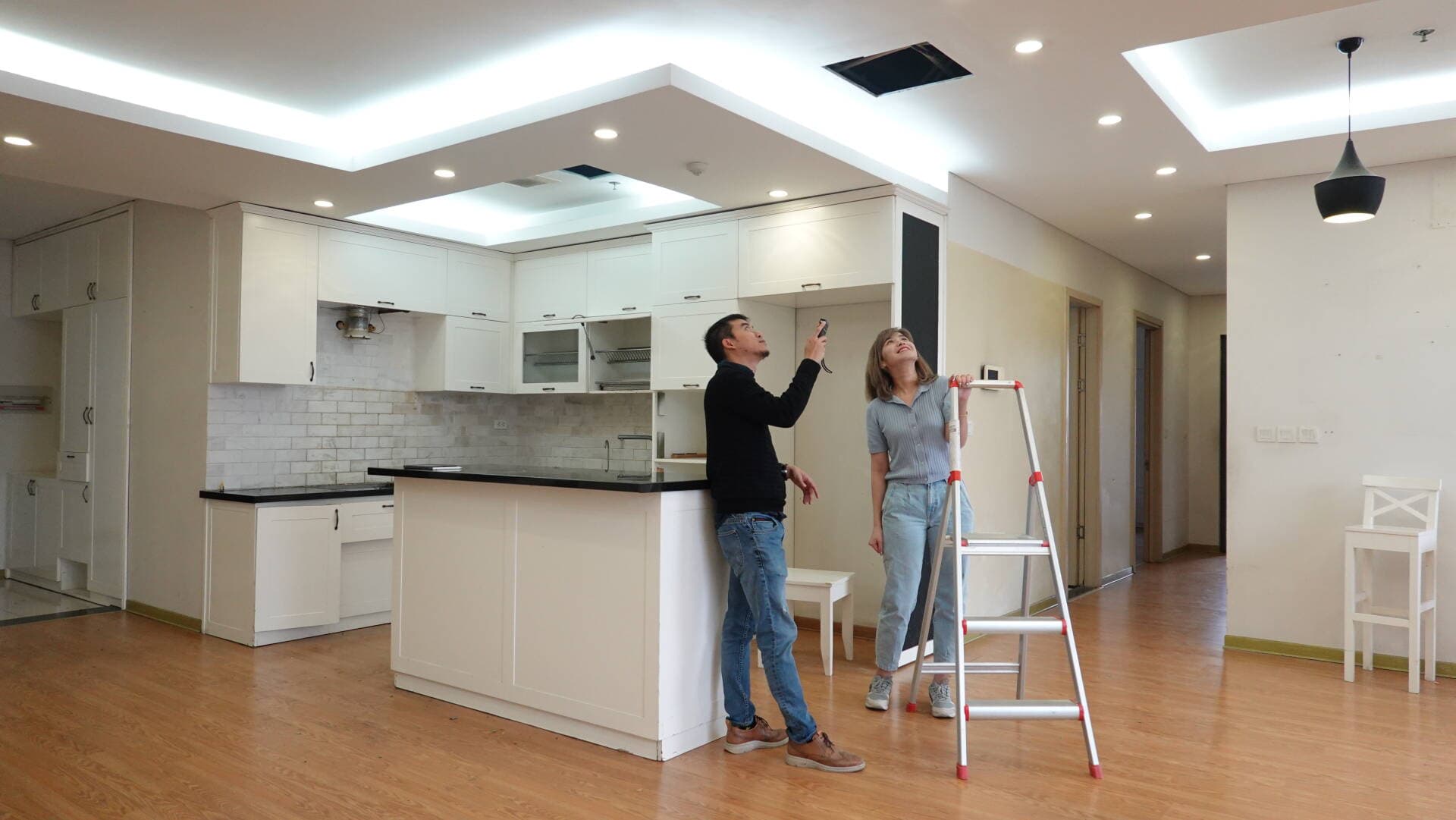 Admin Happynest chốt phương án thi công sau lần khảo sát cuối cùng KTS