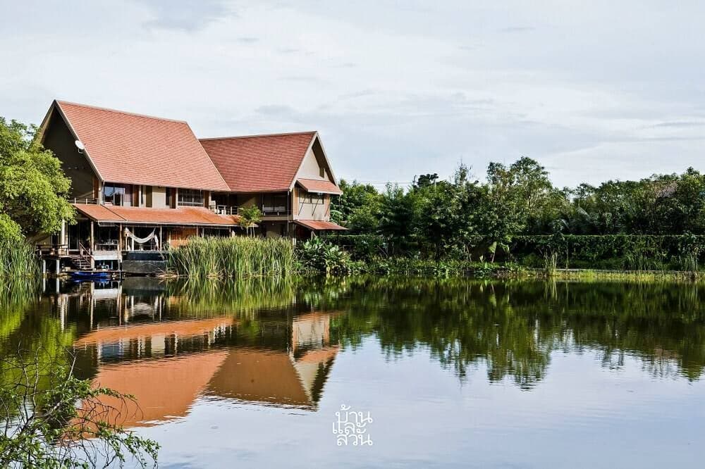 Không cần dùng điều hòa, nhà 2 tầng vẫn thoáng mát nhờ 3 mặt hướng sông