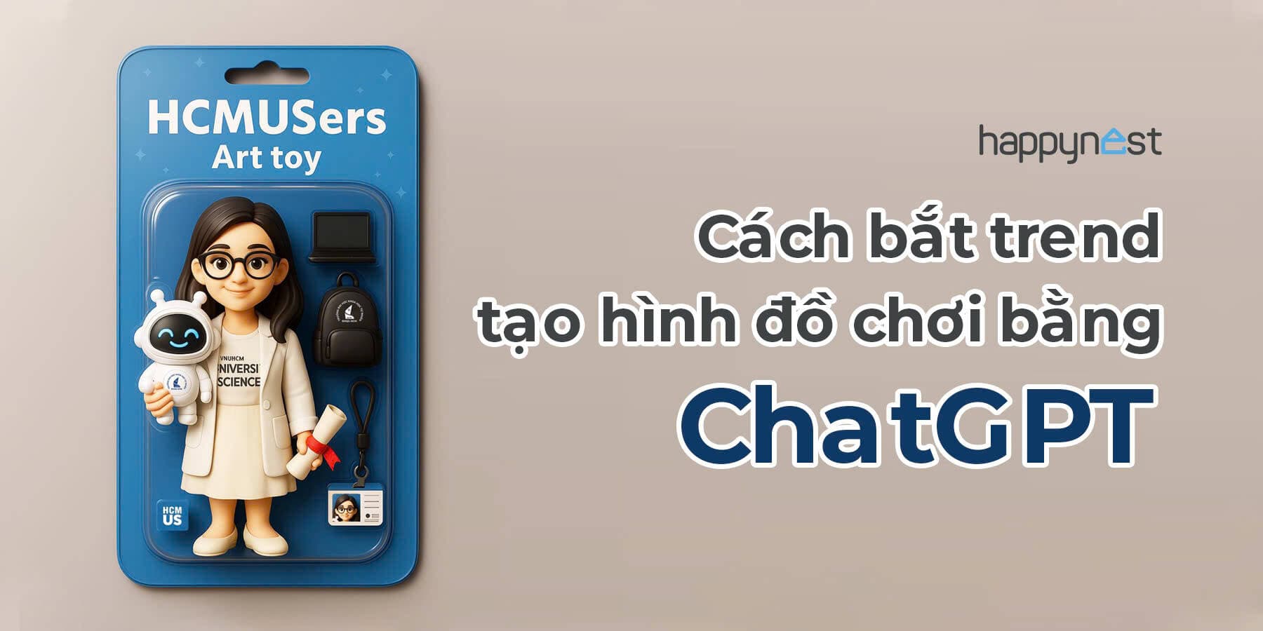 Cách bắt trend tạo hình đồ chơi bằng ChatGPT cực dễ, ai cũng làm được