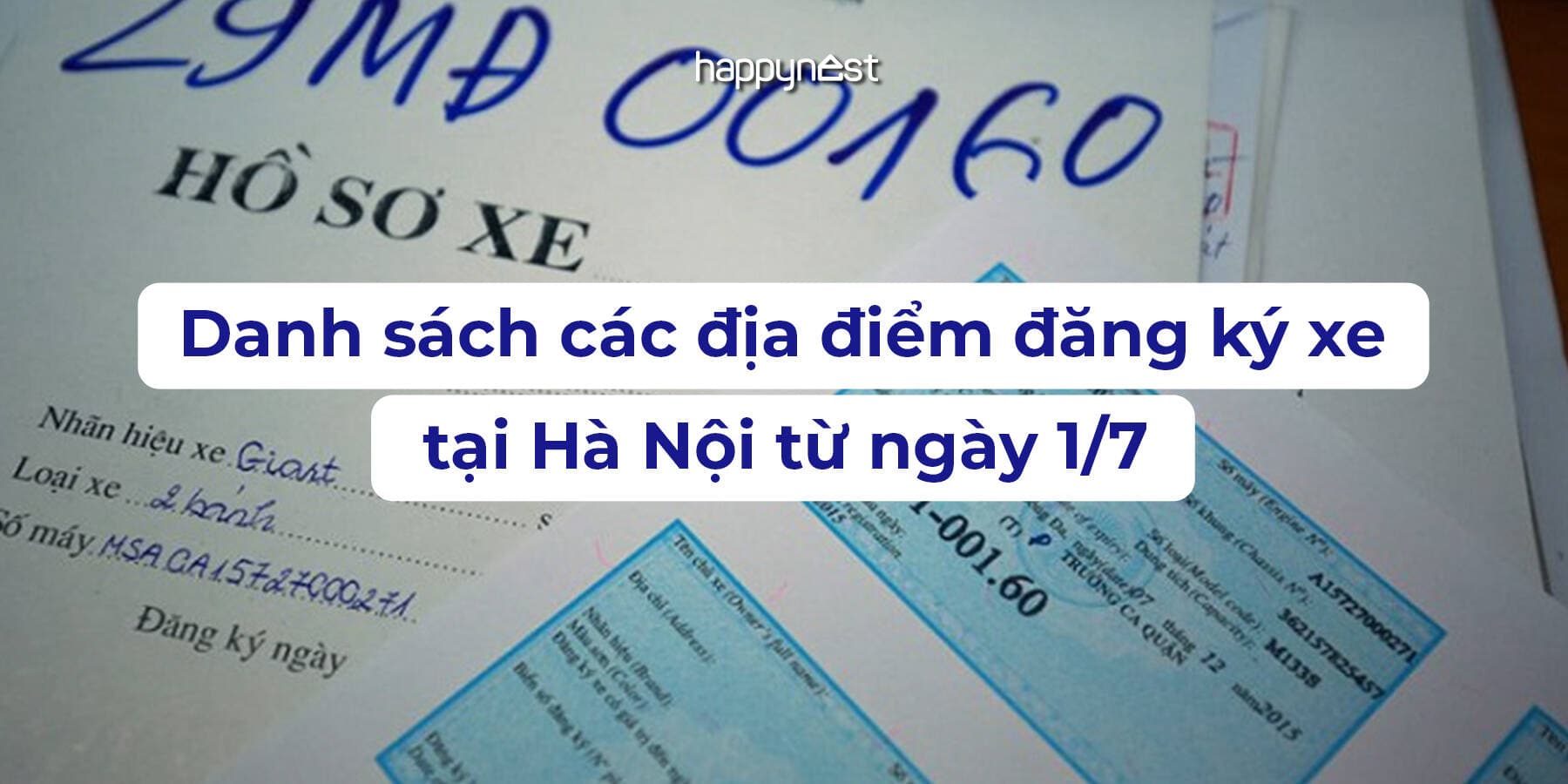 Từ 1/7/2025, người dân Hà Nội được đăng ký xe tại bất kỳ công an xã nào trong thành phố