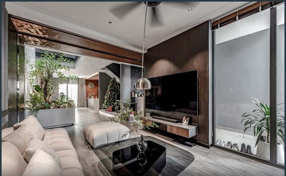 Thi công nội thất M House tại Long Thành với gam màu trung tính hiện đại tinh tế