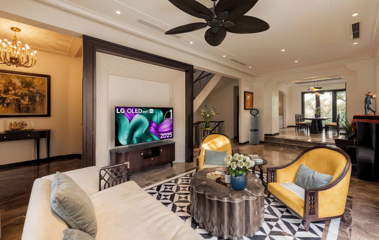 Biệt thự Indochine đương đại 5 phòng ngủ giữa lòng Hà Nội