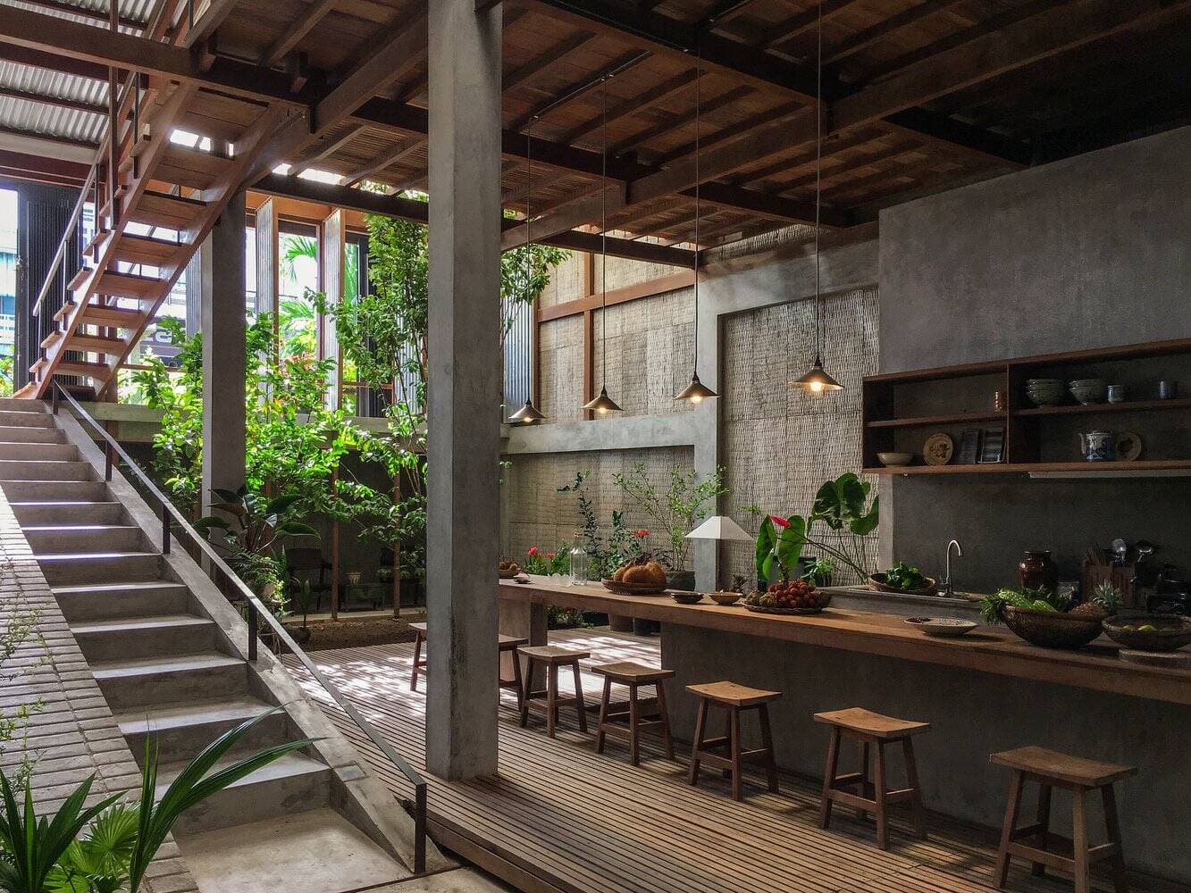 Châu Đốc House căn nhà sàn hiện đại cho gia đình ba thế hệ ở An Giang