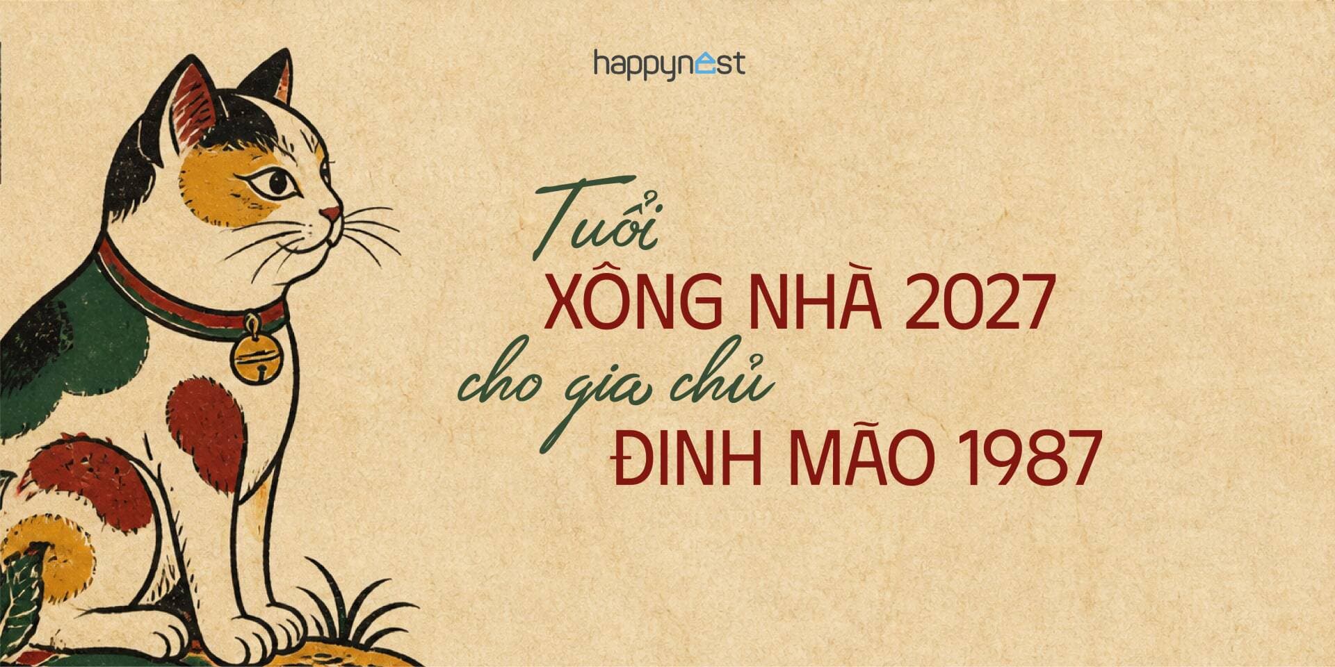 Tuổi xông nhà năm 2025 nào giúp gia chủ tuổi Đinh Mão 1987 tài lộc tràn đầy?