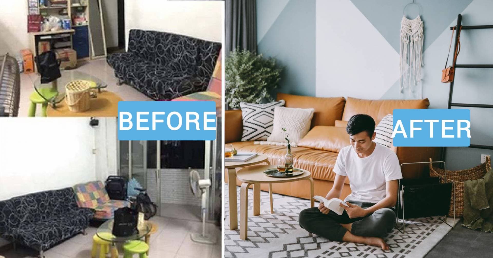 Biến hình bất ngờ từ căn hộ 55m2 chật chội cũ kỹ thành căn hộ hiện đại đẹp từng góc nhỏ của gia đình trẻ ở Quảng Đông