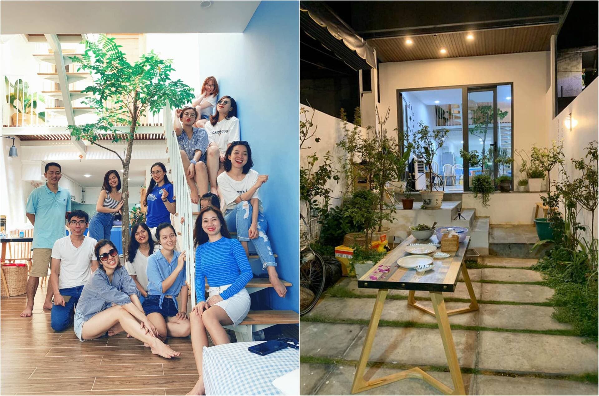 Ngôi nhà hẹp ngang dài sâu sở hữu nhiều không gian xanh thoáng khiến bao người trầm trồ khen ngợi