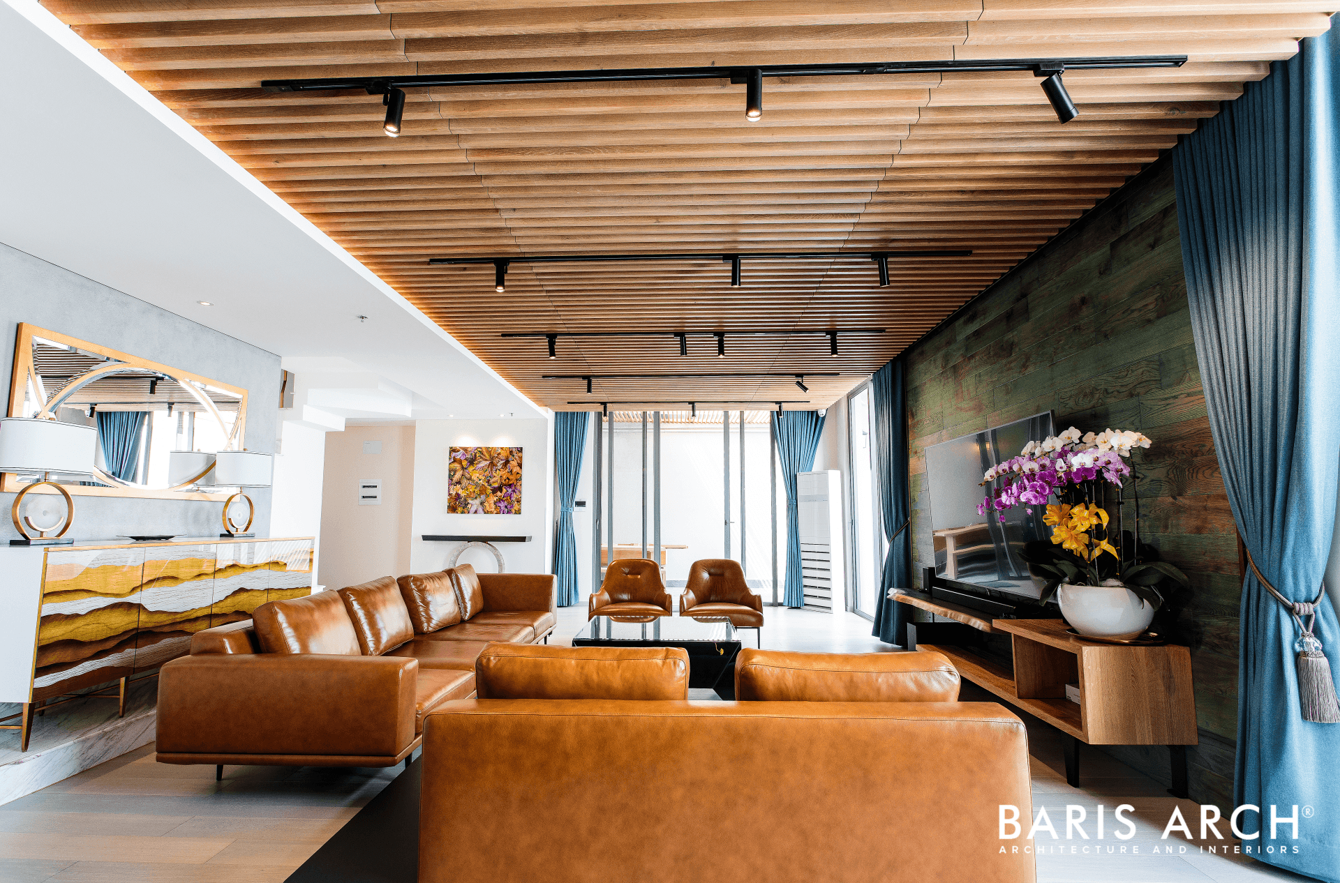 Căn Penthouse sang chảnh của gia chủ làm trong ngành nội thất lâu năm