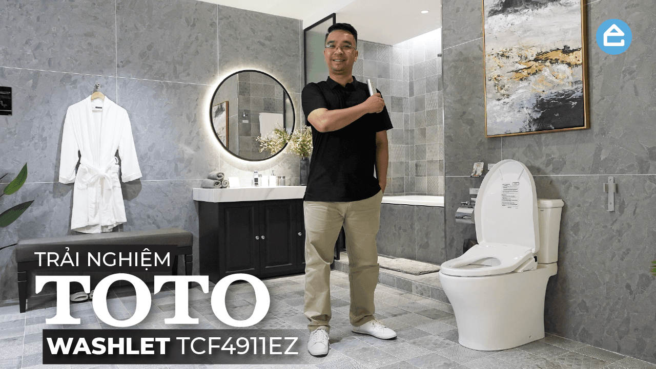 [REVIEW] Nắp rửa điện tử Washlet TCF4911EZ có tiện dụng như quảng cáo?
