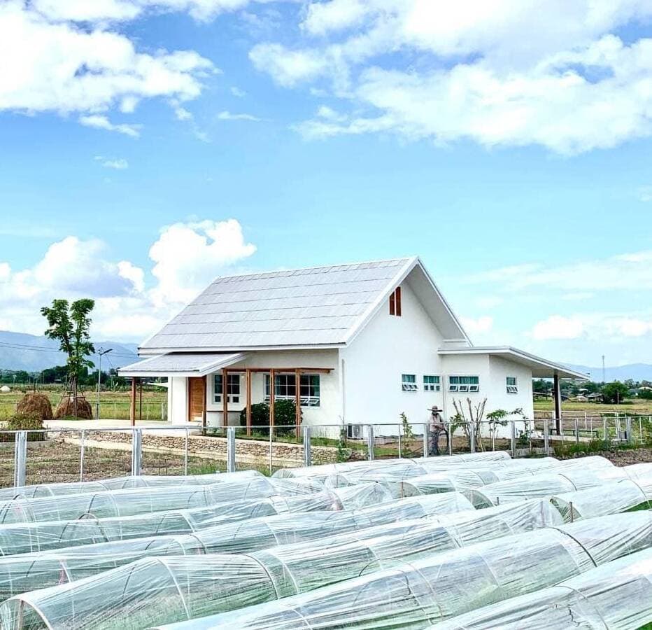 Nhà cấp 4 ở quê của gia chủ yêu thiên nhiên, tổ ấm bình yên để trồng thêm rau xanh và nuôi cá