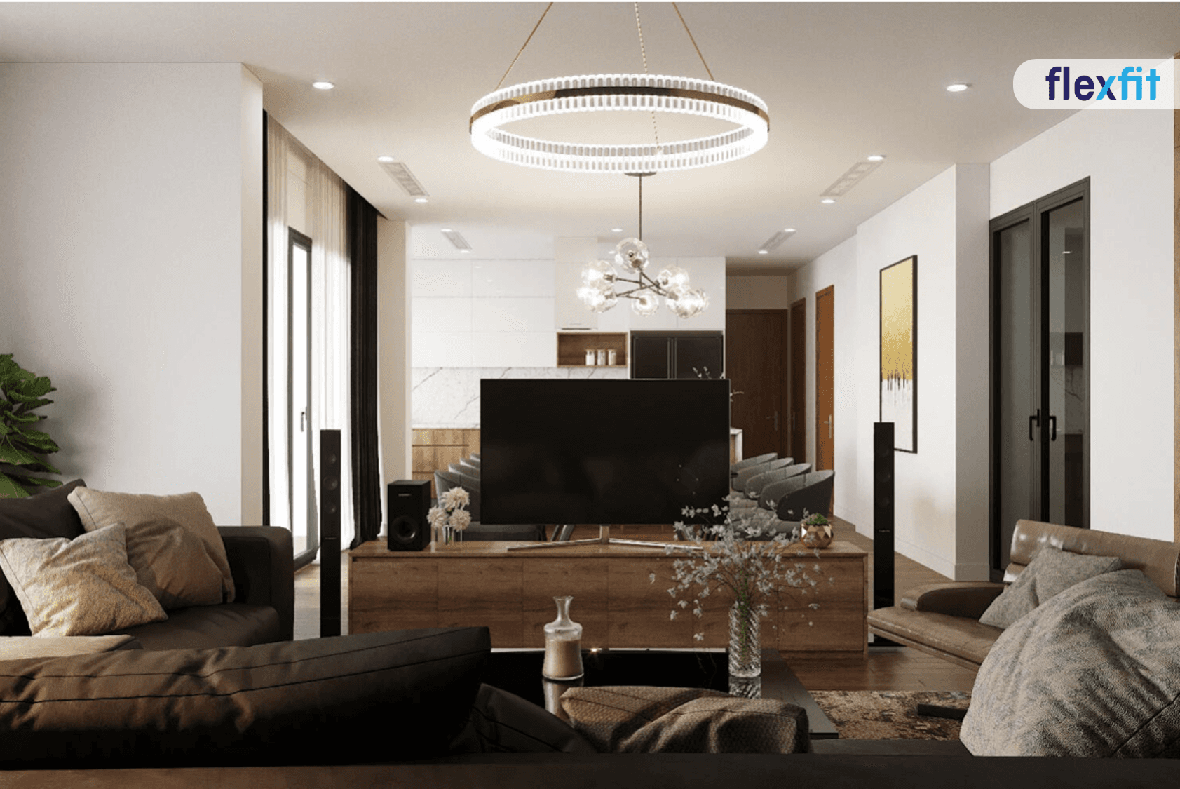 Cận cảnh không gian nội thất cổ điển, sang trọng thể hiện đẳng cấp của gia chủ