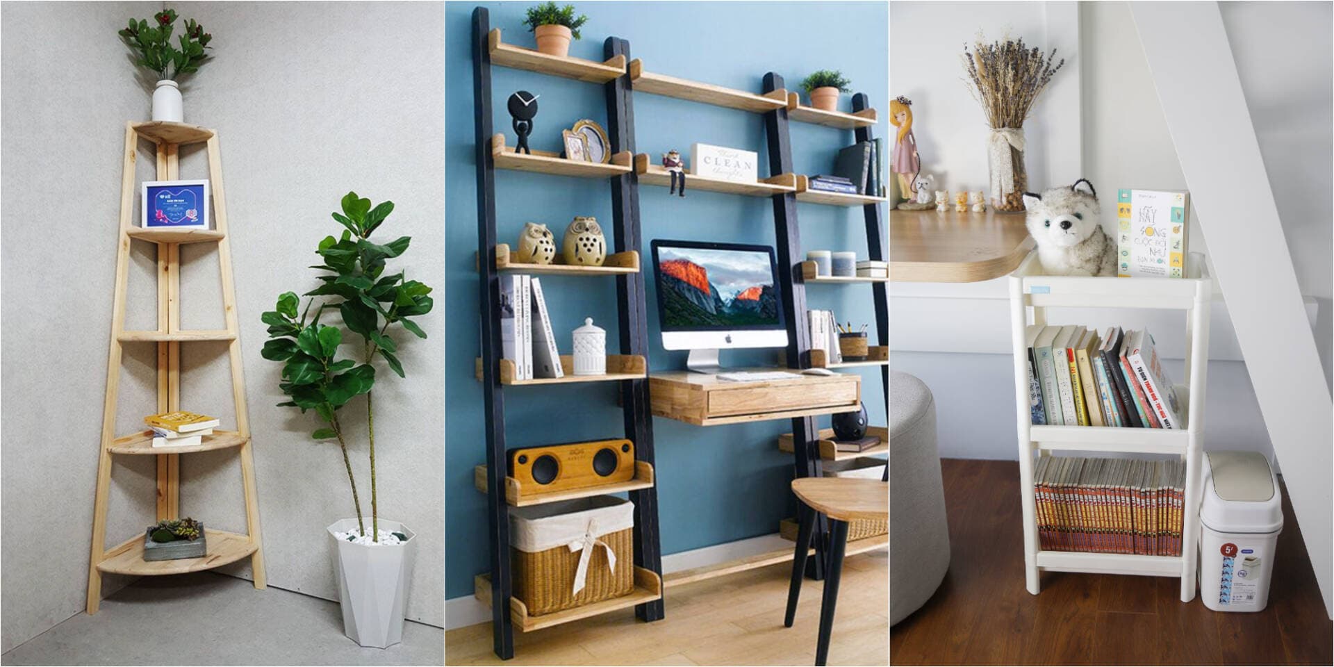 10 loại kệ đựng đồ giúp nhân đôi công năng, nâng tầm thẩm mỹ cho không gian nhà