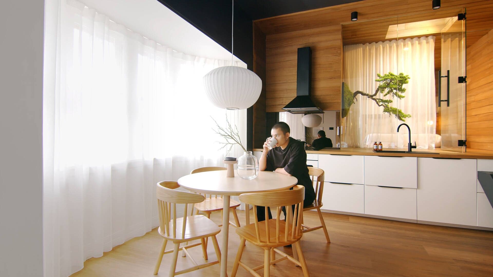 Căn hộ 52m2 nhưng có đến 2 phòng ngủ và 1 phòng thiền