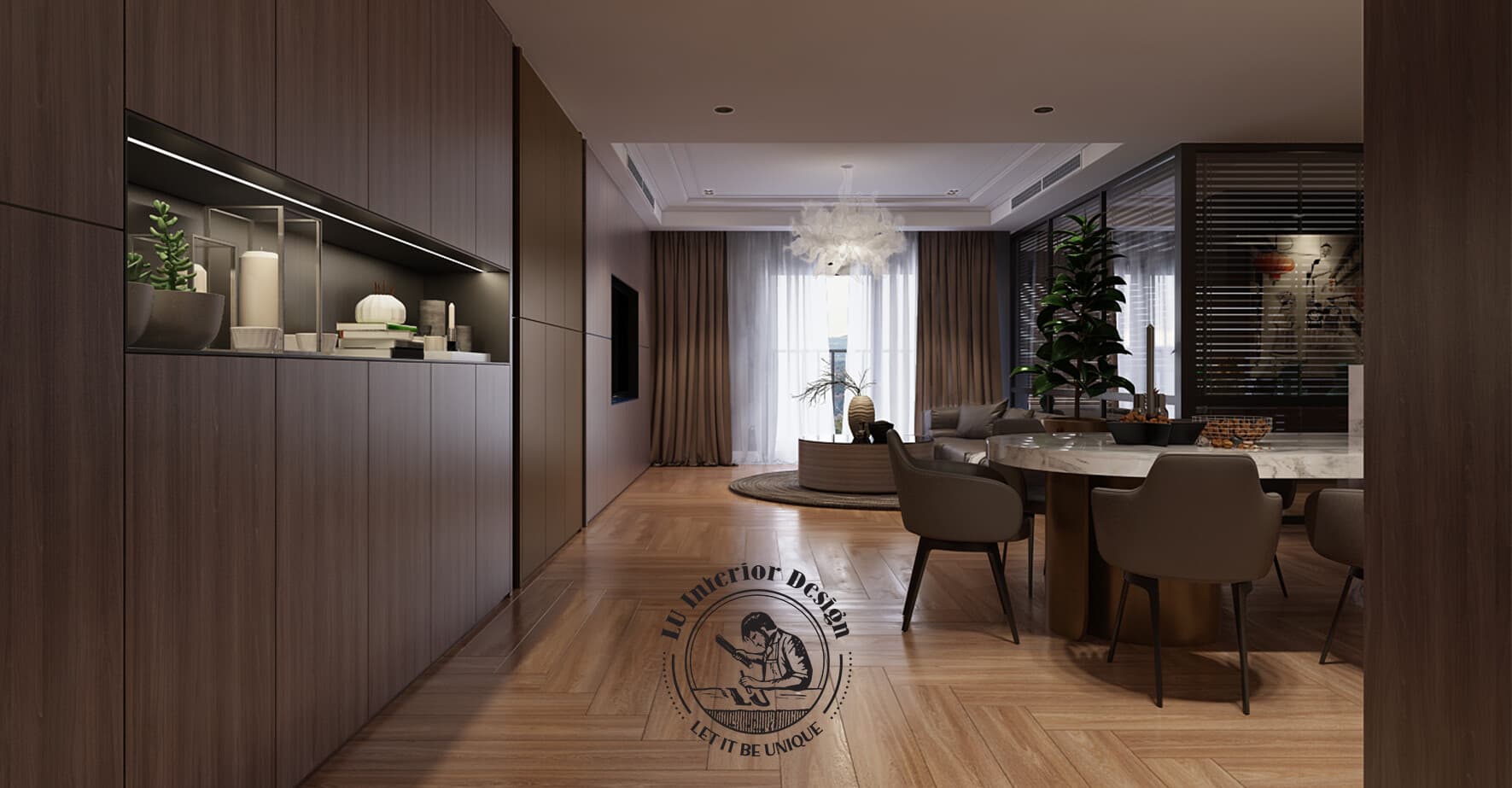 Thiết kế nội thất căn hộ cao cấp Kingdom 101 Quận 10