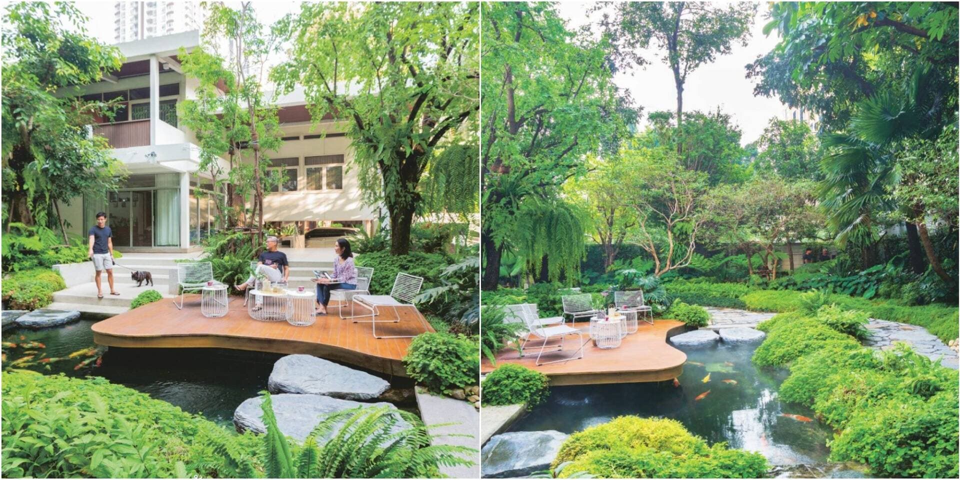 Khu vườn 400m2 đẹp như trong cổ tích của gia đình đa thế hệ, hiếm có giữa thành phố nhộn nhịp
