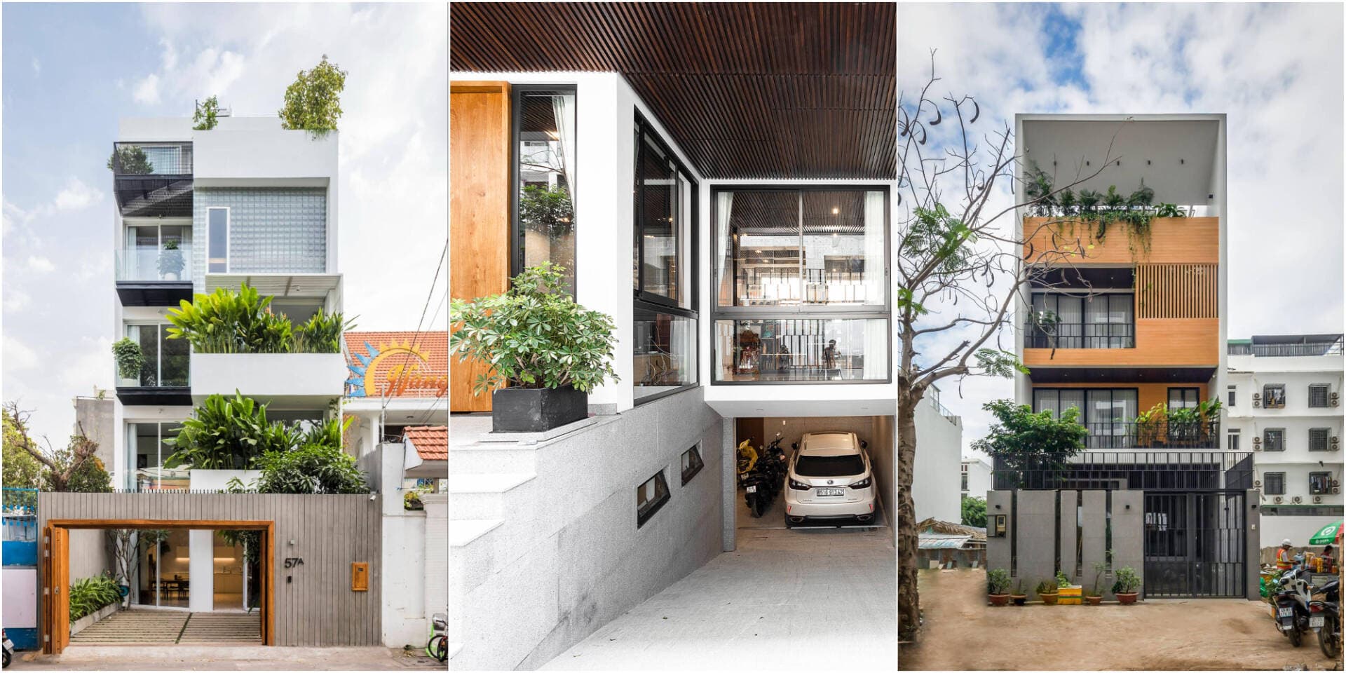 TOP 10 nhà phố có gara để xe, mục tiêu phấn đấu dành cho các cặp vợ chồng trẻ