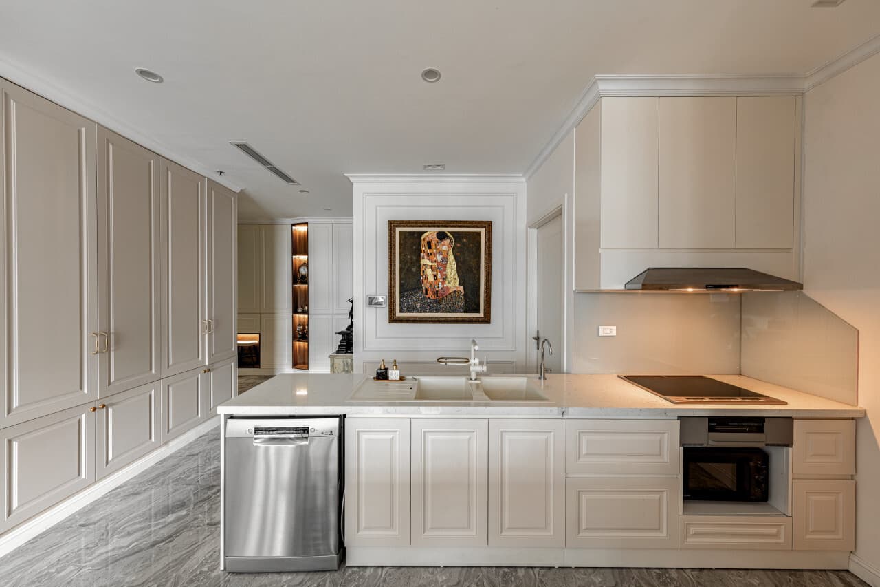 Cải tạo căn hộ 98m2 tại Times City với chi phí 500 triệu đã bao gồm đập phá, xây dựng, hoàn thiện