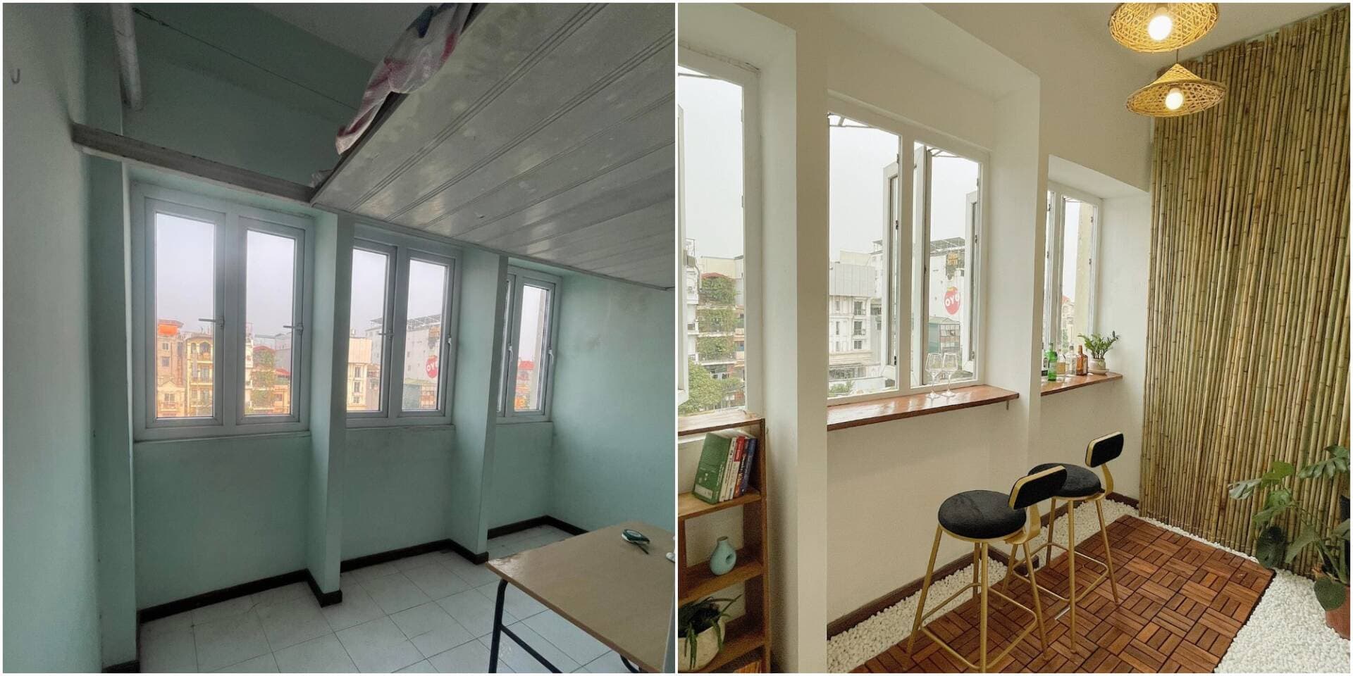 Làm MỚI nhà 40m2 bằng cách tận dụng vật dụng CŨ, chi phí 45 triệu đồng