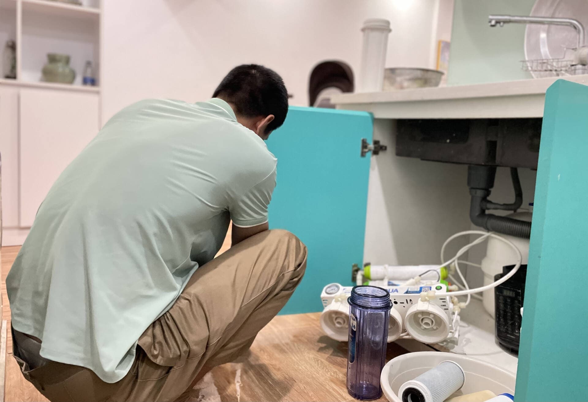 Cảnh báo bị thay lõi lọc nước giả sau cuộc gọi mạo danh