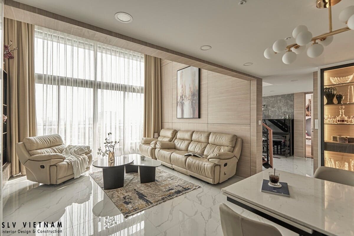 Mẫu thiết kế nội thất căn hộ duplex hiện đại, phù hợp với những gia đình trẻ