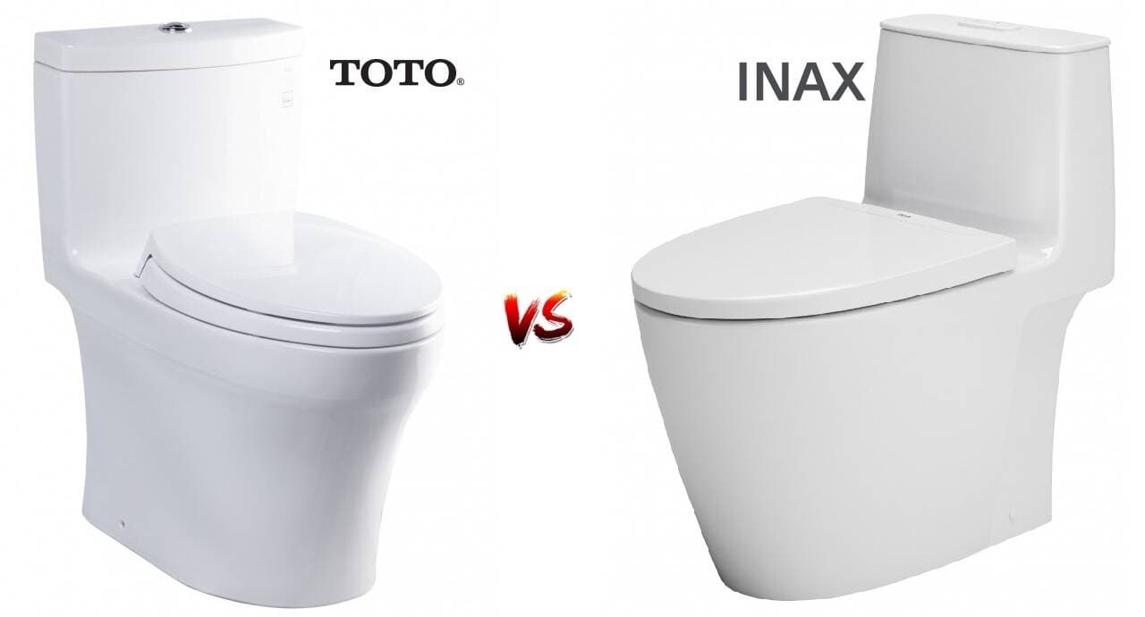 So sánh chất lượng bồn cầu của TOTO và INAX, loại nào tốt hơn?