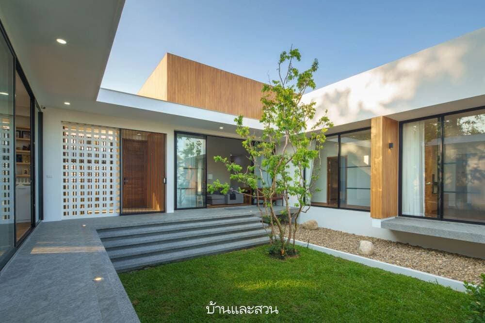 Nhà 1 tầng phong cách Nhật Bản của gia chủ đến tuổi nghỉ hưu