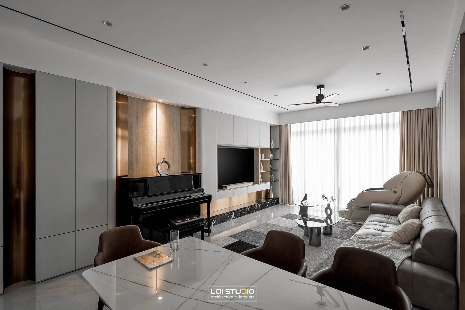 Biến hóa căn hộ 160m²: Hiện đại, tối giản với phong cách Taiwan độc đáo
