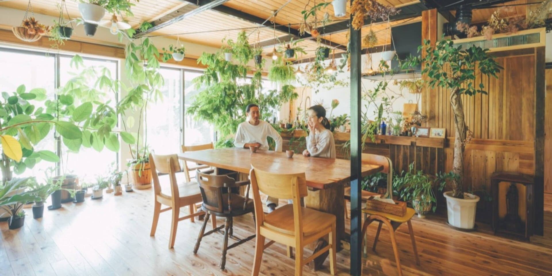 Ngắm nhìn “khu vườn thu nhỏ” bên trong nhà gỗ 2 tầng ở Nhật Bản