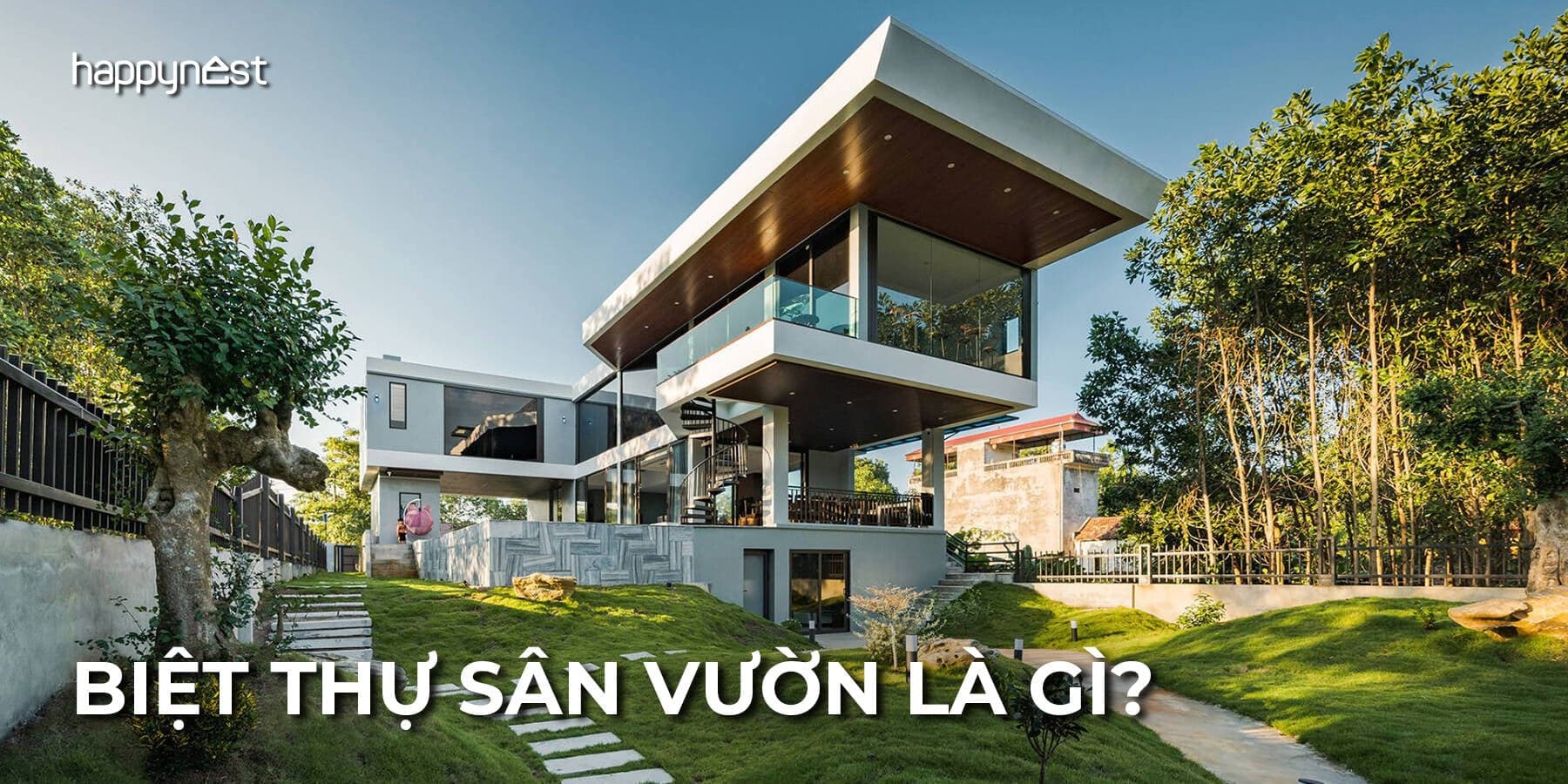 Biệt thự sân vườn - lựa chọn sống xanh, gần gũi thiên nhiên
