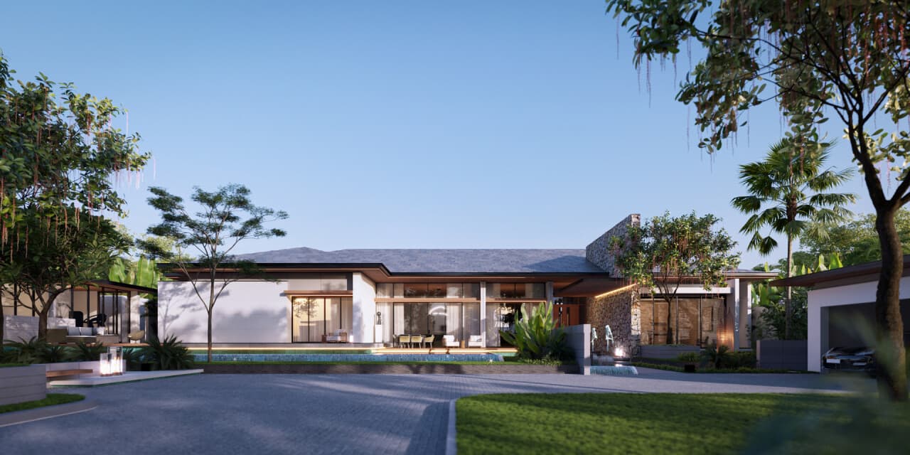 H Villa Phú Mỹ – Biệt thự Tropical Modern một tầng, tác phẩm nghệ thuật xanh