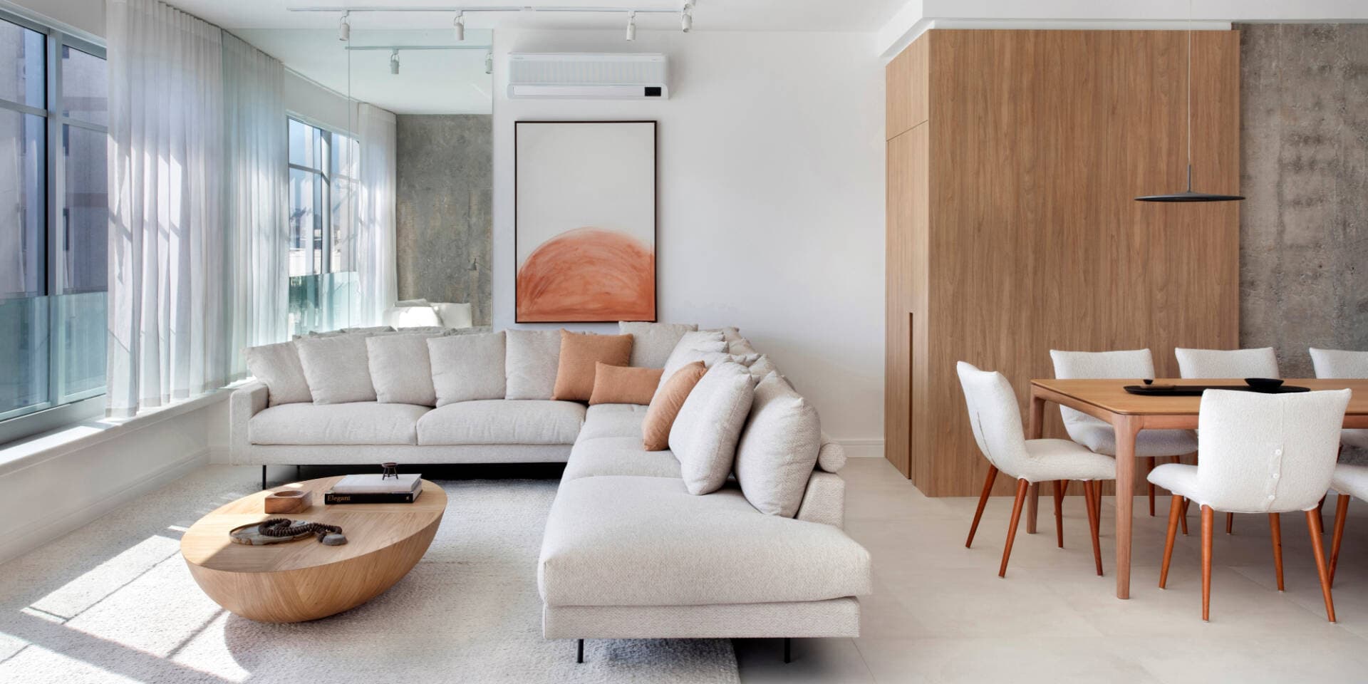 Căn hộ nghỉ dưỡng 150m2 thiết kế mở hoàn toàn để hưởng trọn tầm nhìn ra hồ