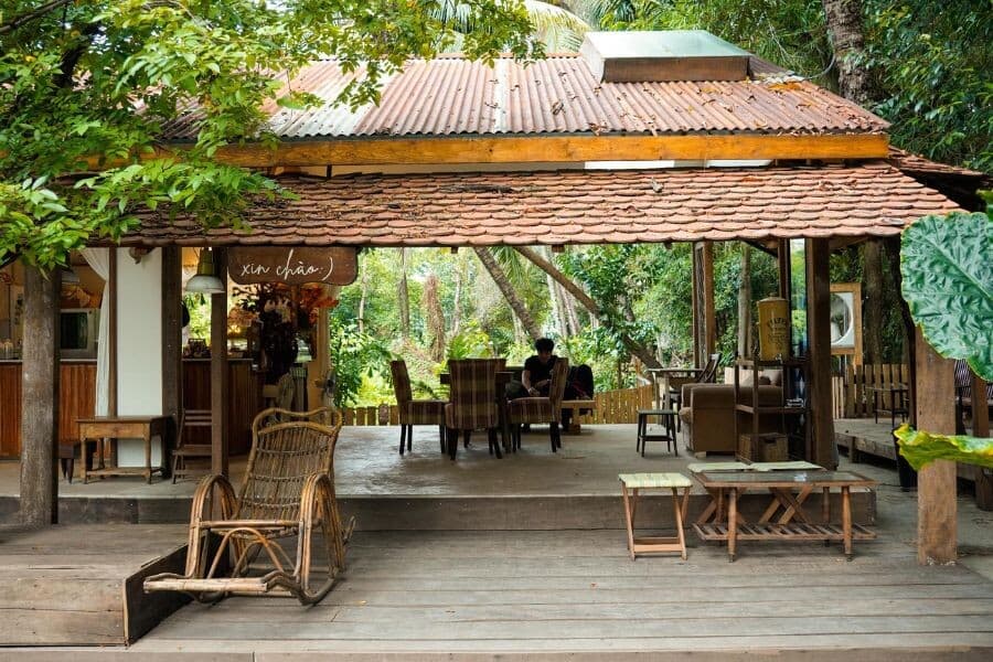 Thiết kế quán cafe nông thôn theo hướng mở giúp tối ưu chi phí và giữ chân khách hàng