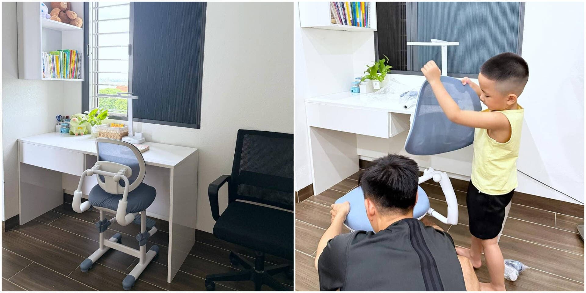 Cách chuẩn bị góc học tập cho bé lớp 1 giúp con ngồi đúng tư thế và thích học mỗi ngày