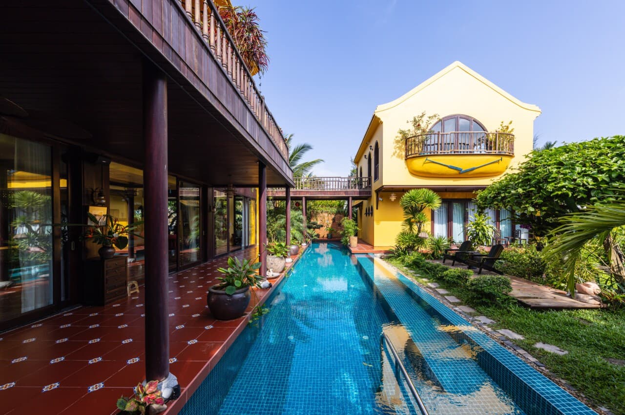 Biệt thự An Bàng Villa gần biển Hội An thiết kế đón gió tự nhiên với không gian nghỉ dưỡng nhiệt đới