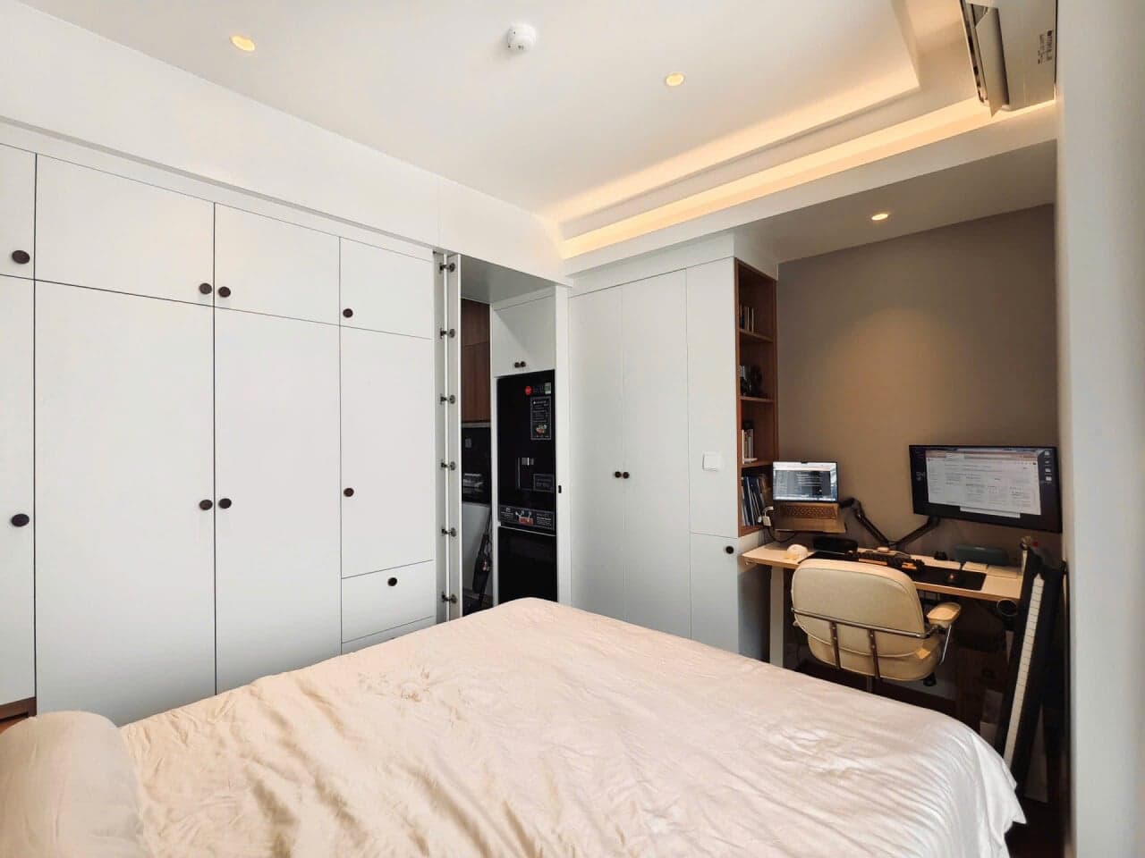 Căn hộ Studio tại Cara River Park tối ưu lưu trữ bằng nội thất đa năng phong cách Japandi