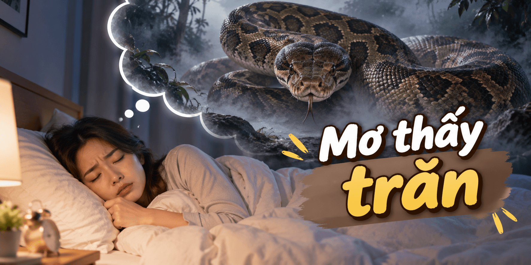 Mơ thấy trăn là điềm gì? Giải mã từng tình huống và góc nhìn tâm lý dễ hiểu