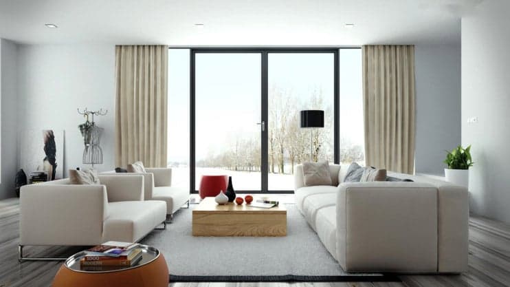 Rèm cửa nội thất theo phong cách Scandinavian
