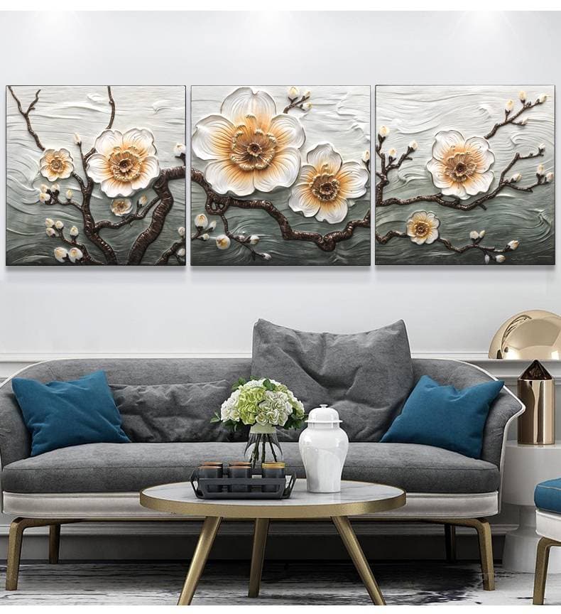 Tranh phù điêu 3D - Ý tưởng trang trí nội thất dành cho năm 2019